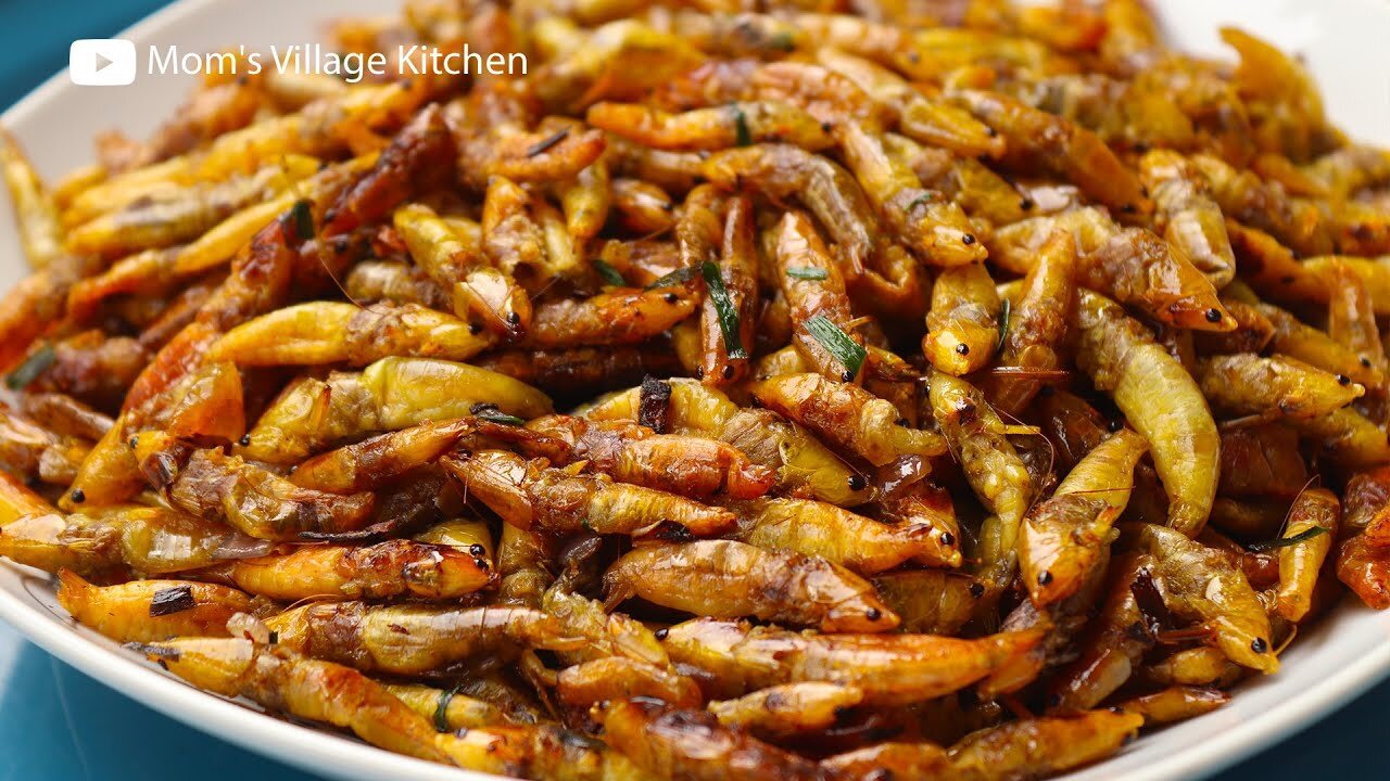 Crispy Fried Nsenene Grasshoppers Delicacy